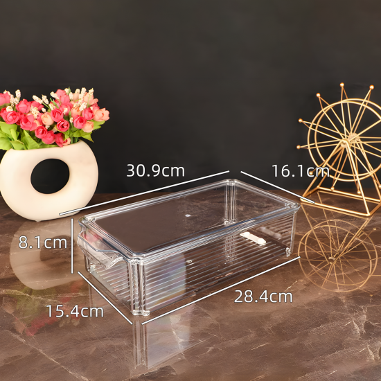 Plastic Tupperware Set - 4 Pieces